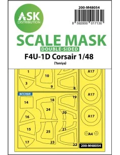 F4U-1D Corsair double-sided express mask for Tamiya, 1/48 - Art Sca...