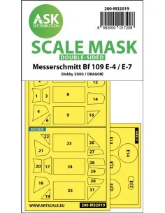 Messerschmitt Bf 109E-4 & E-7 double-sided express masks for Hobby2...