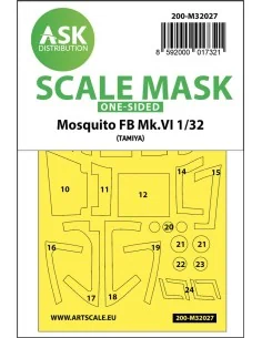 Mosquito FB Mk.VI one-sided express masks for Tamiya, 1/32 - Art Sc...