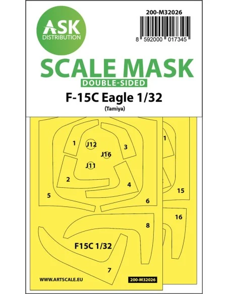F-15C Eagle double-sided express masks for Tamiya, 1/32 - Art Scale...