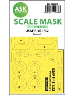 USAF F-4E Phantom Viet-Nam war double-sided mask for Academy, 1/32 ...