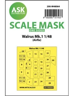 Walrus Mk.1 one-sided mask for Airfix, 1/48 - Art Scale Kit 200-M48064