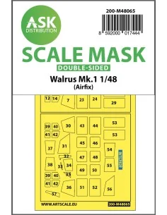 Walrus Mk.1 double-sided mask for Airfix, 1/48 - Art Scale Kit 200-...