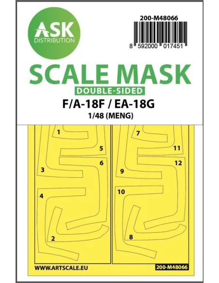 F/A-18F Super Hornet / EA-18G Growler double-sided express mask for...