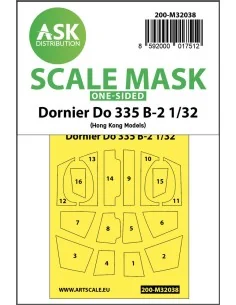 Dornier Do 335B-2 one-sided mask for HK Models, 1/32 - Art Scale Ki...