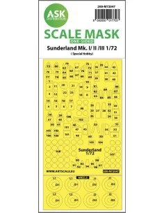 Sunderland Mk.I, Mk.II, Mk.III one-sided painting mask for Special ...
