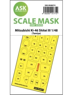 Mitsubishi Ki-46 Shitei III one-sided mask for Tamiya, 1/48 - Art S...