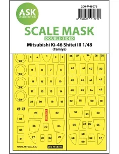 Mitsubishi Ki-46 Shitei III double-sided mask for Tamiya, 1/48 - Ar...