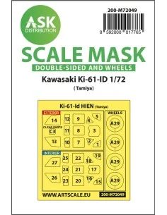 Kawasaki Ki-61-ID double-sided painting express mask for Tamiya, 1/...
