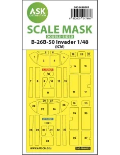 B-26B-50 Invader double-sided mask self-adhesive pre-cutted for ICM...