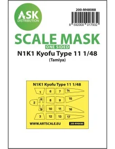 N1K1 Kyofu Type 11 one-sided mask self-adhesive pre-cutted for Tami...