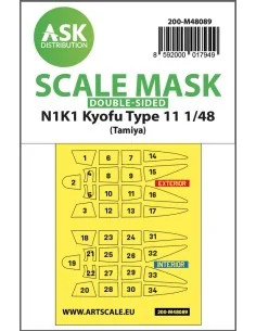 N1K1 Kyofu Type 11 double-sided mask self-adhesive pre-cutted for T...