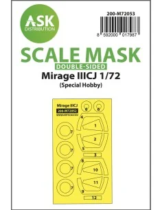 Mirage IIICJ double-sided painting express mask for Special Hobby, ...