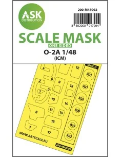 O-2A one-sided mask self-adhesive pre-cutted for ICM, 1/48 - Art Sc...