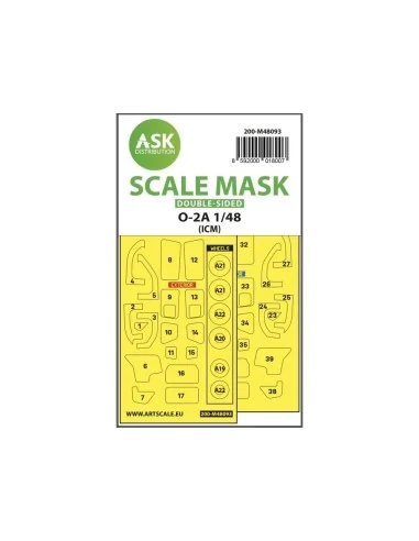 O-2A double-sided mask self-adhesive, pre-cutted for ICM, 1/48 - Ar...
