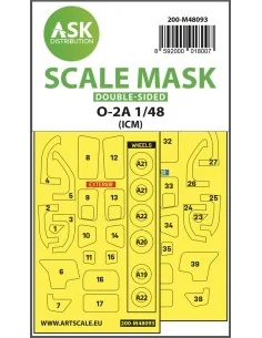 SAAB SK60 one-sided mask self-adhesive, pre-cutted for Pilot Replic...