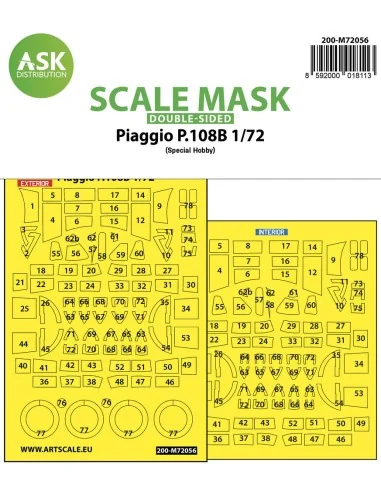 Piaggio P.108B double-sided painting express mask for Special Hobby...
