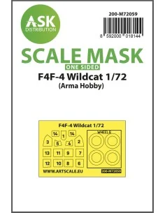 F4F-4 Wildcat one-sided painting express mask for Arma Hobby, 1/72 ...