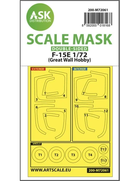 F-15E double-sided painting express mask for Great Wall Hobby, 1/72...