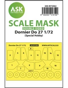 Dornier Do 27 double-sided pre-cuttet mask for Art Scale Kit / Spec...