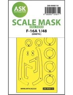 F-16A one-sided express mask, self-adhesive and pre-cutted for Kine...