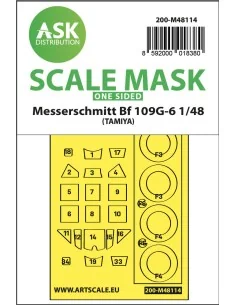 Messerschmitt Bf 109G-6 one-sided express mask, self-adhesive and p...