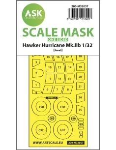 Hawker Hurricane Mk.IIB one-sided express masks for Revell, 1/32 - ...