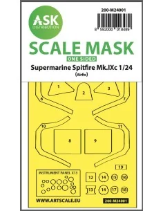 Spitfire Mk.IX one-sided express self-adhesive masks for Airfix, 1/...