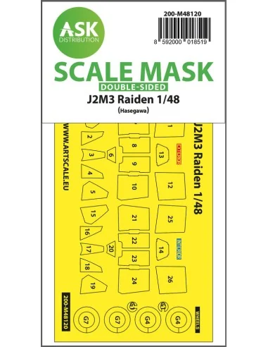 J2M3 Raiden double-sided express mask, self-adhesive and pre-cutted...