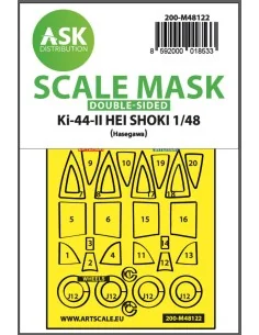 Ki-44-II HEI SHOKI double-sided express mask, self-adhesive and pre...