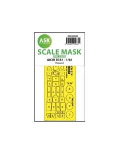 AICHI B7A1 one-sided express mask for Hasegawa, 1/48 - Art Scale Ki...
