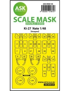 Ki-27 Nate double-sided express mask for Hasegawa, 1/48 - Art Scale...
