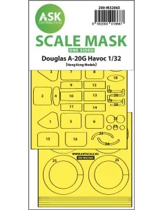 A-20G Havoc one-sided express self adhesive mask for HK Models, 1/3...