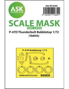 P-47D Thunderbolt Bubbletop one-sided express mask for Tamiya, 1/72...