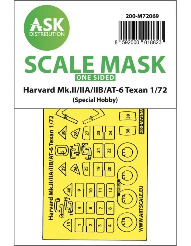 Harvard Mk.II/IIA/IIB/AT-6 Texan one-sided express fit mask for Spe...