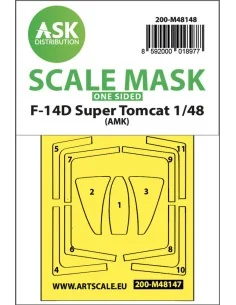 F-14D Super Tomcat one-sided express fit mask for AMK, 1/48 - Art S...