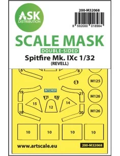 Spitfire Mk.IXc double-sided fit mask for Revell, 1/32 - Art Scale ...