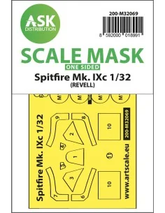 Spitfire Mk.IXc one-sided fit mask for Revell, 1/32 - Art Scale Kit...