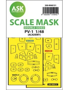 PV-1 Ventura double-sided express fit mask for Academy, 1/48 - Art ...