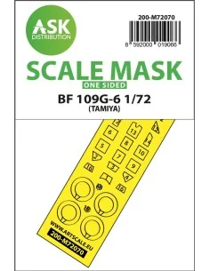 Bf 109G-6 one-sided express fit mask for Tamiya, 1/72 - Art Scale K...
