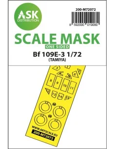 Bf 109E-3 one-sided express fit mask for Tamiya, 1/72 - Art Scale K...