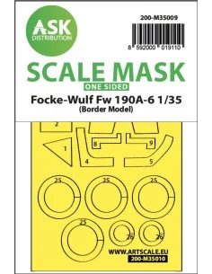 Fw 190A-6 one-sided painting mask for Border Model, 1/35 - Art Scal...