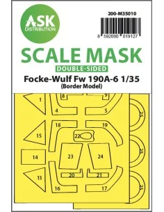 Fw 190A-6 double-sided painting mask for Border Model, 1/35 - Art S...