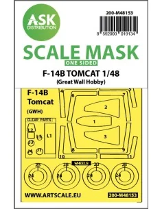 F-14B Tomcat one-sided express fit mask for Great Wall Hobby, 1/48 ...