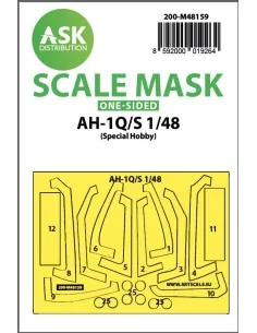 AH-1Q/S Cobra one-sided fit express mask for Special Hobby, 1/48 - ...