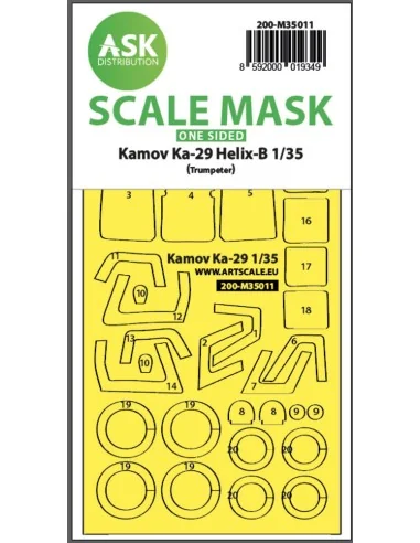 Kamov Ka-29 Helix-B one-sided painting mask for Trumpeter, 1/35 - A...