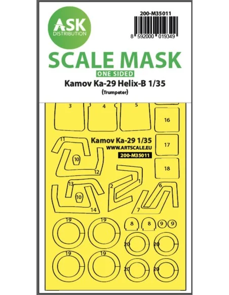 Kamov Ka-29 Helix-B one-sided painting mask for Trumpeter, 1/35 - A...