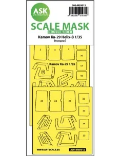Kamov Ka-29 Helix-B double-sided painting mask for Trumpeter, 1/35 ...
