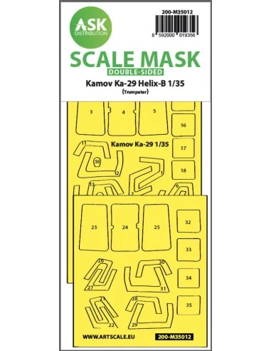 Kamov Ka-29 Helix-B double-sided painting mask for Trumpeter, 1/35 ...