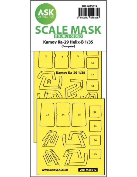 Kamov Ka-29 Helix-B double-sided painting mask for Trumpeter, 1/35 ...